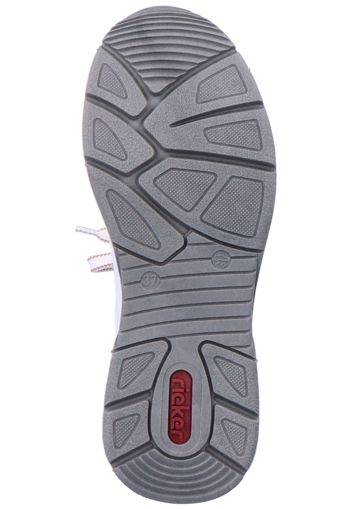 Rieker Sneaker Glattleder Weiß