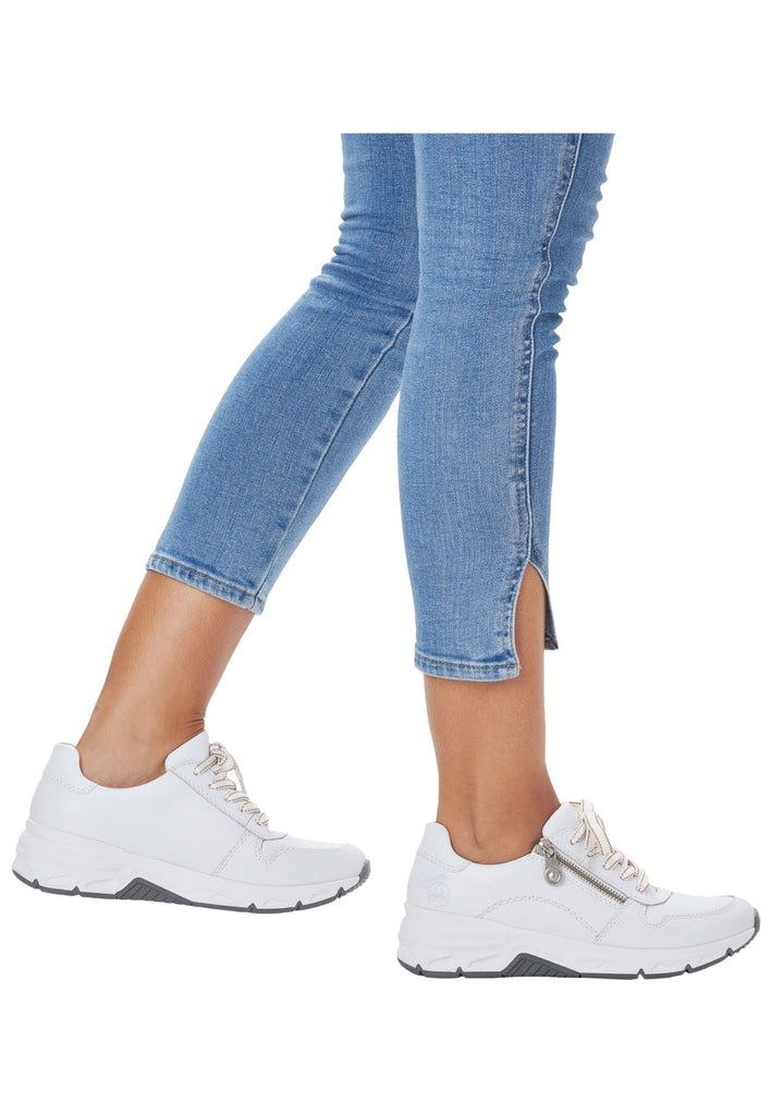 Rieker Sneaker Glattleder Weiß