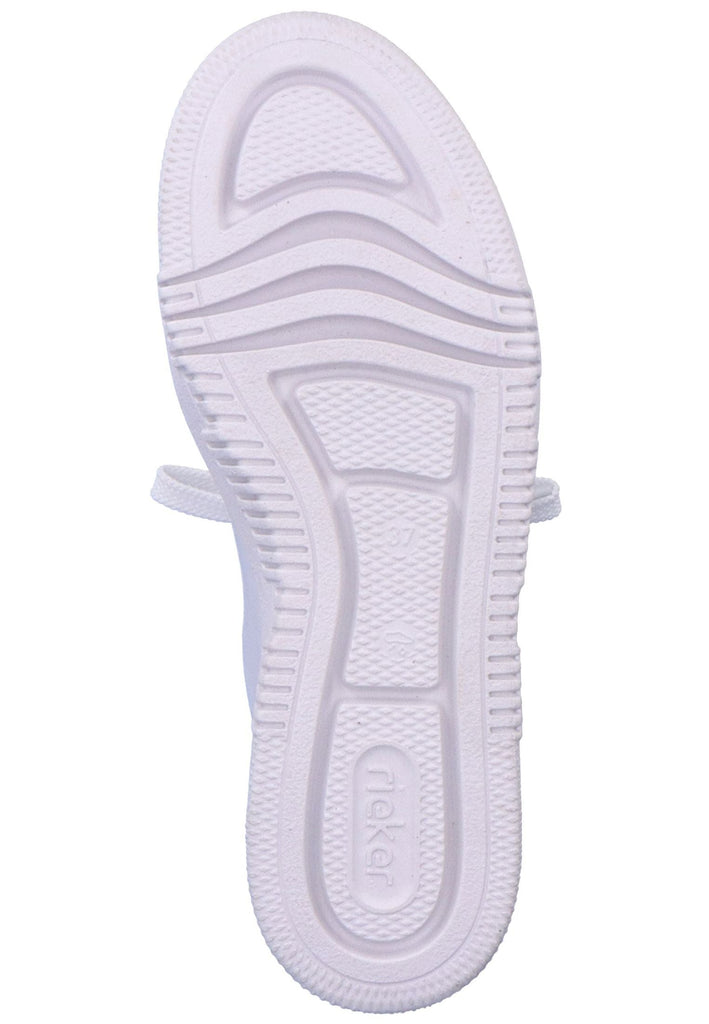 Rieker Sneaker Glattleder Weiß