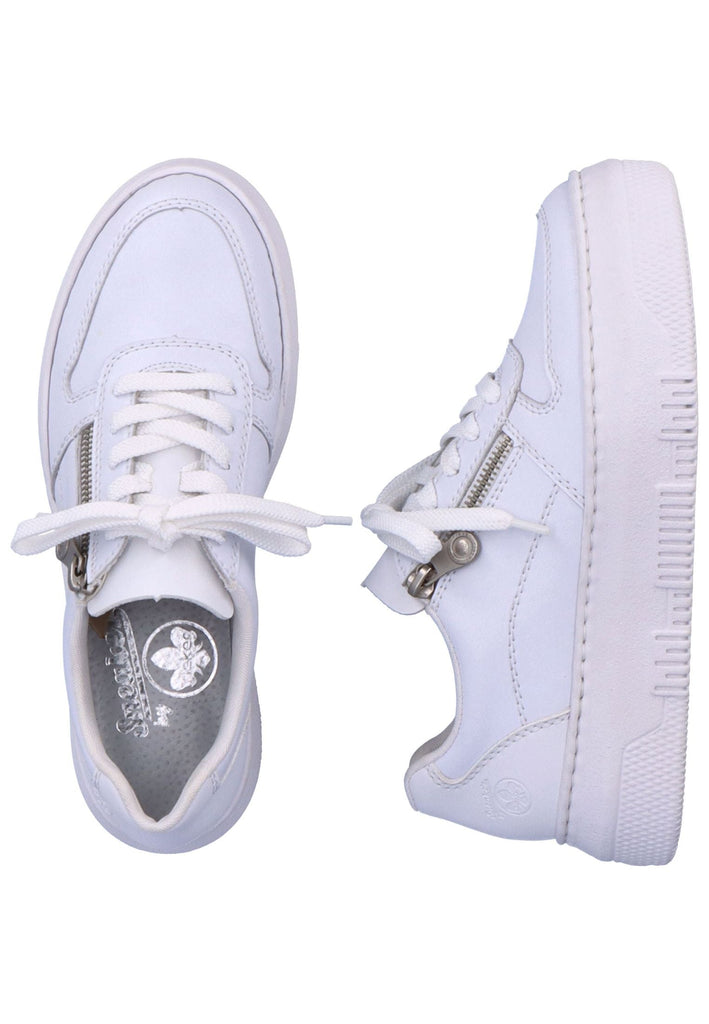 Rieker Sneaker Glattleder Weiß