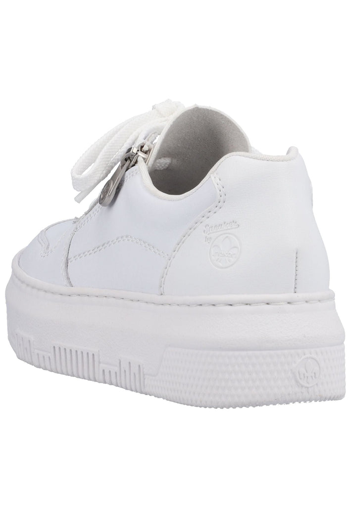Rieker Sneaker Glattleder Weiß