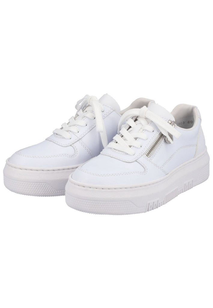 Rieker Sneaker Glattleder Weiß