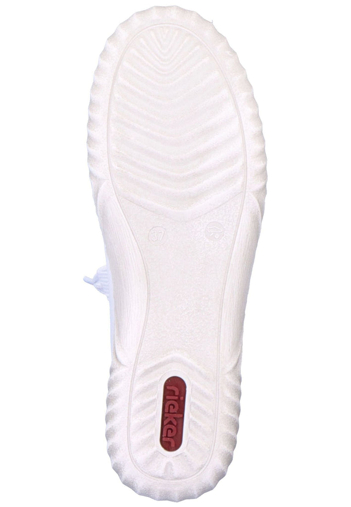 Rieker Sneaker Glattleder Weiß