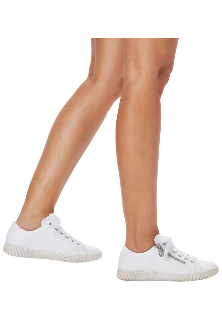 Rieker Sneaker Glattleder Weiß