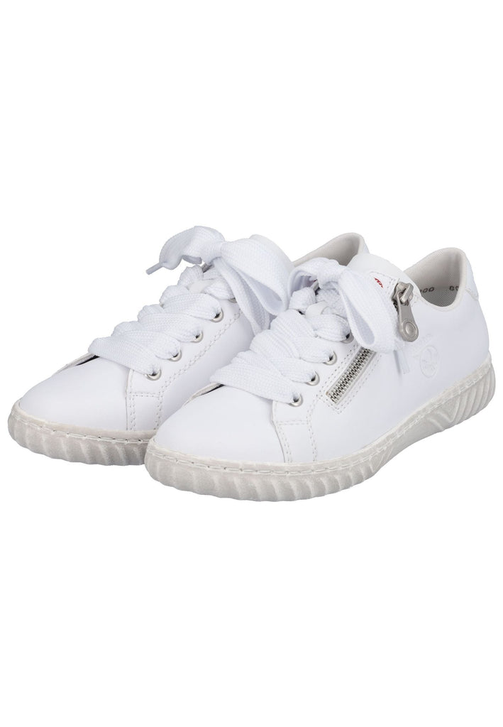 Rieker Sneaker Glattleder Weiß
