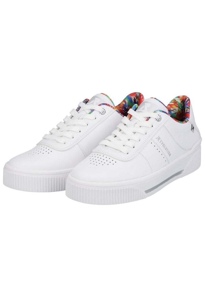Rieker Sneaker Glattleder Weiß