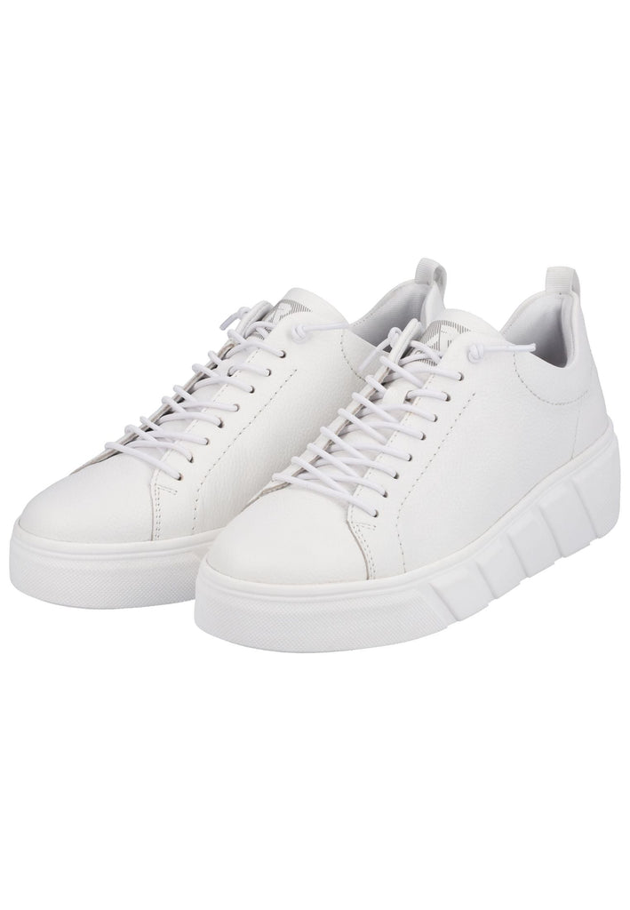 Rieker Sneaker Glattleder Weiß
