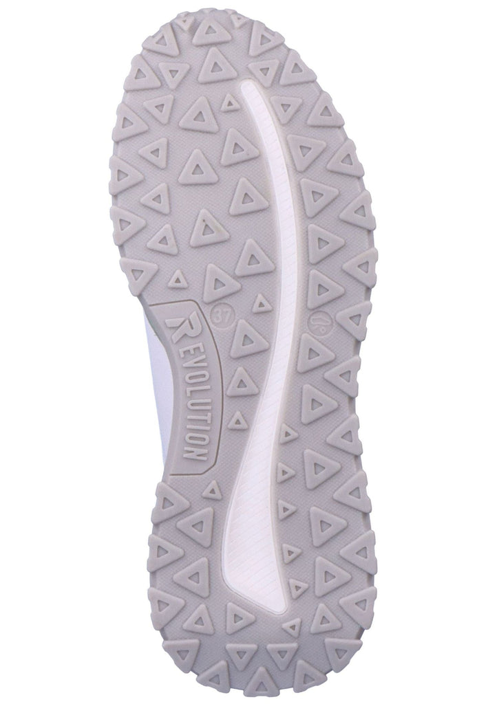 Rieker Sneaker Glattleder Weiß