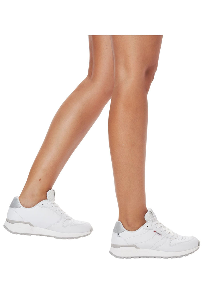 Rieker Sneaker Glattleder Weiß