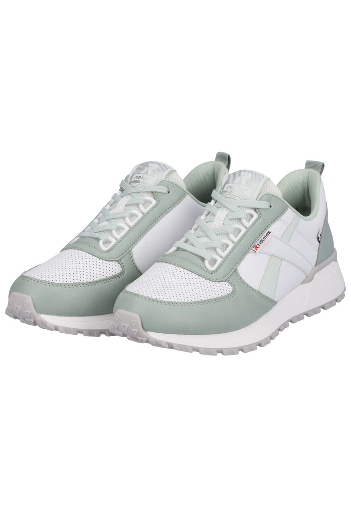 Rieker Sneaker Glattleder Weiß