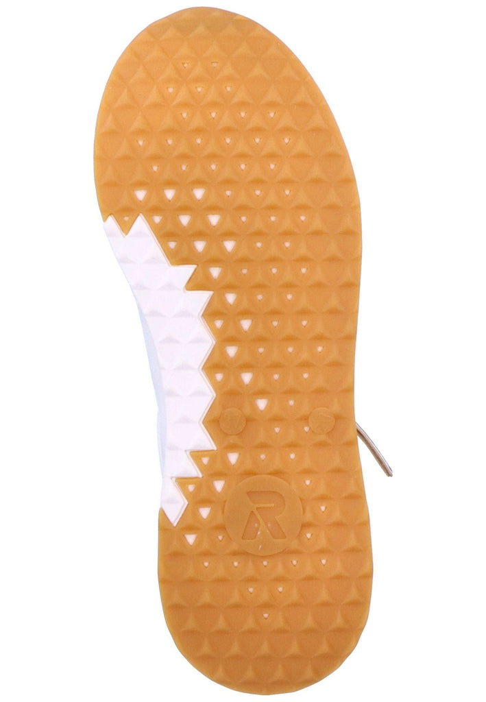 Rieker Sneaker Glattleder Weiß/Rosa