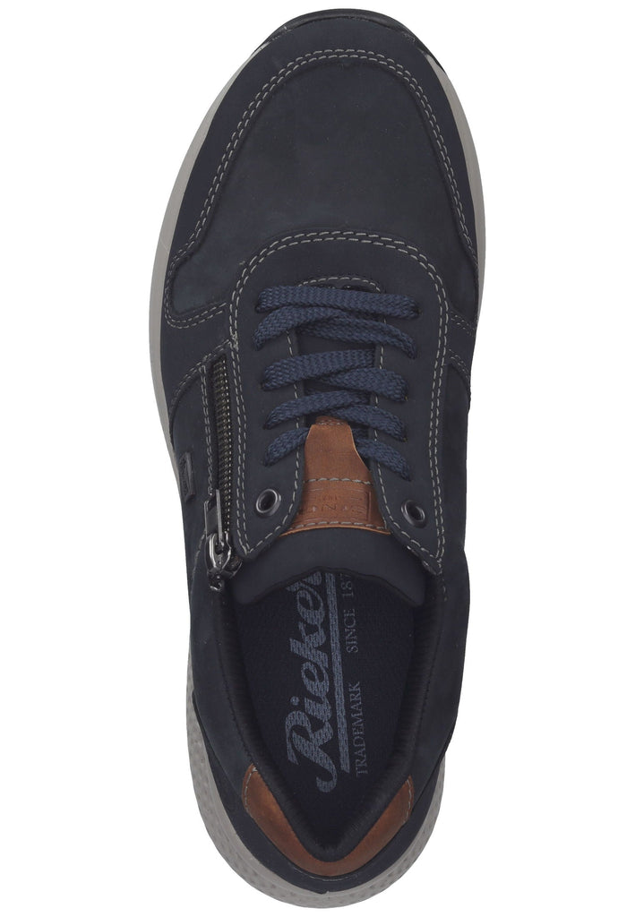 Rieker Sneaker Leder Blau/Braun