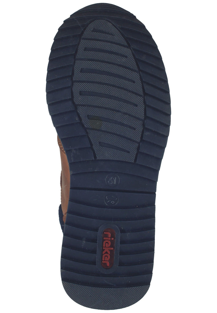 Rieker Sneaker Leder Braun/Blau