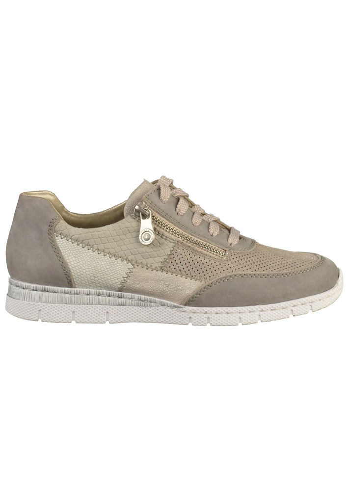 Rieker Sneaker Leder Grau
