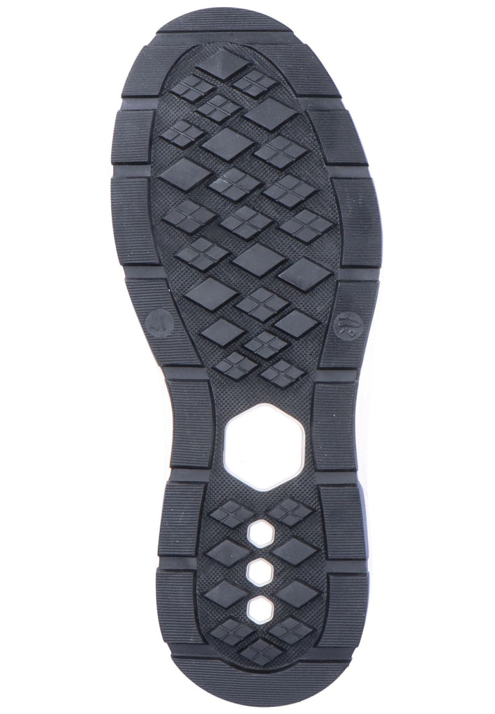 Rieker Sneaker Leder Grau/Schwarz