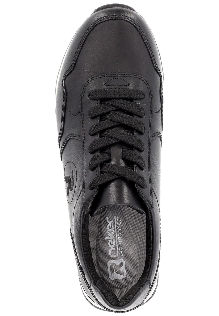Rieker Sneaker Leder Schwarz