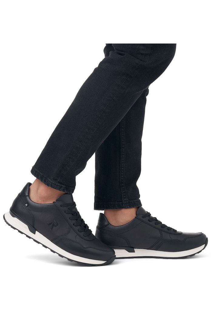 Rieker Sneaker Leder Schwarz