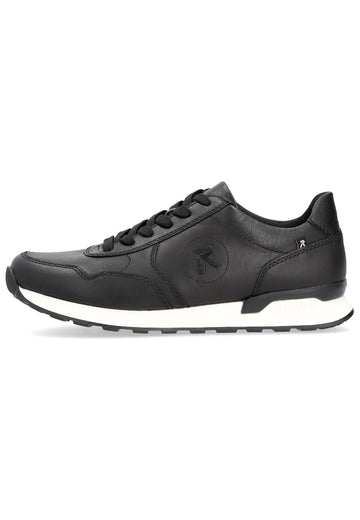 Rieker Sneaker Leder Schwarz