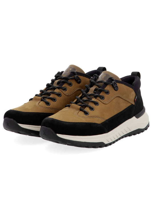 Rieker Sneaker Leder Schwarz/Braun