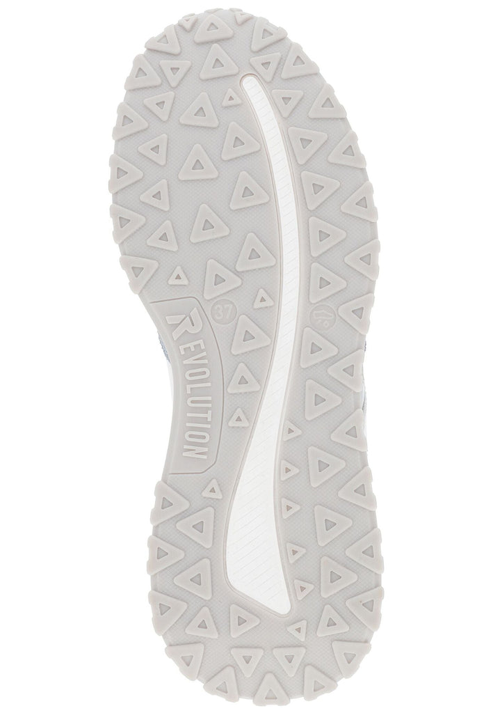 Rieker Sneaker Leder/Synthetik Blau/Weiß