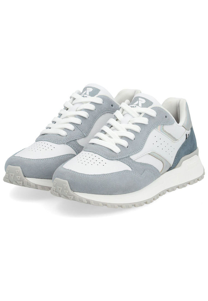 Rieker Sneaker Leder/Synthetik Blau/Weiß