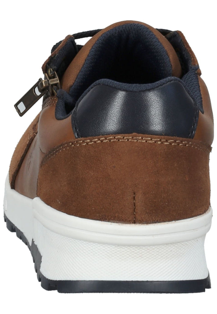 Rieker Sneaker Leder/Synthetik Braun/Blau