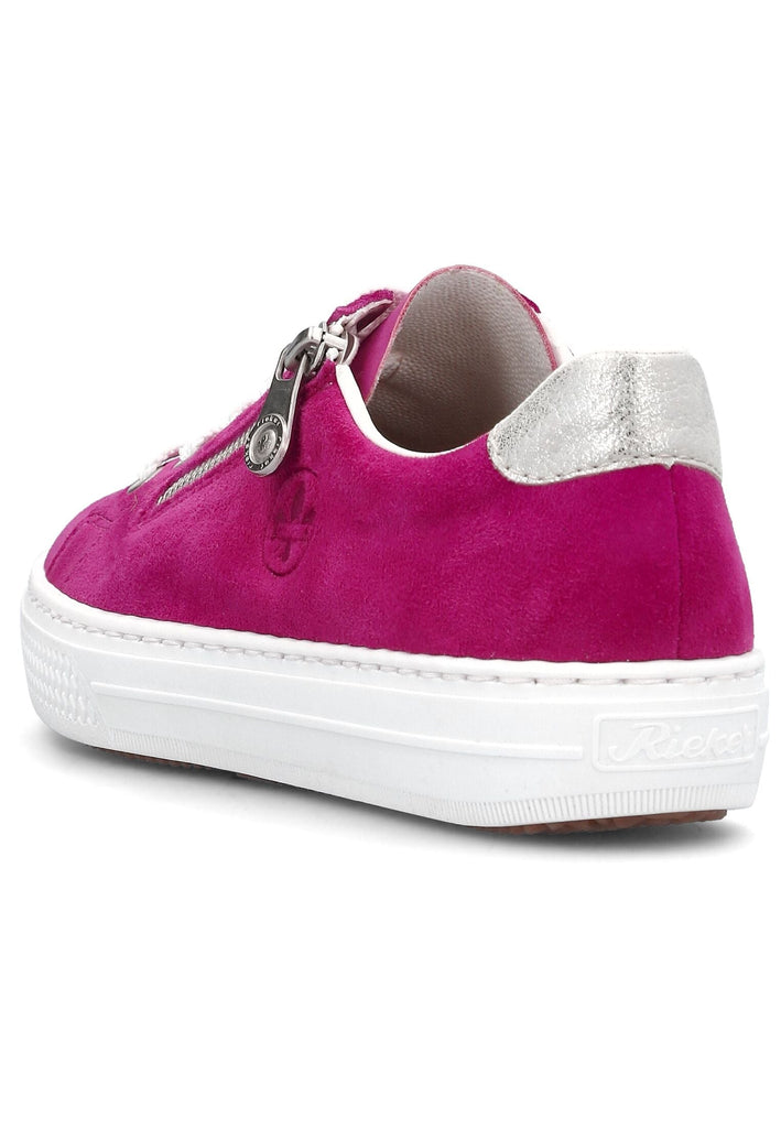 Rieker Sneaker Leder/Synthetik Fuchsia