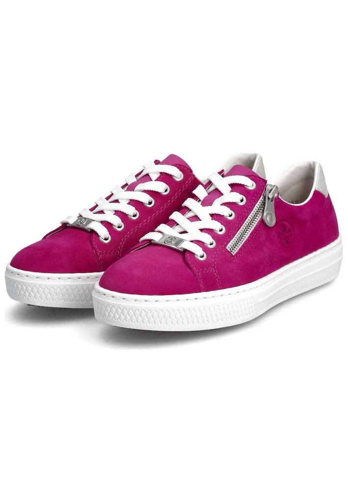 Rieker Sneaker Leder/Synthetik Fuchsia