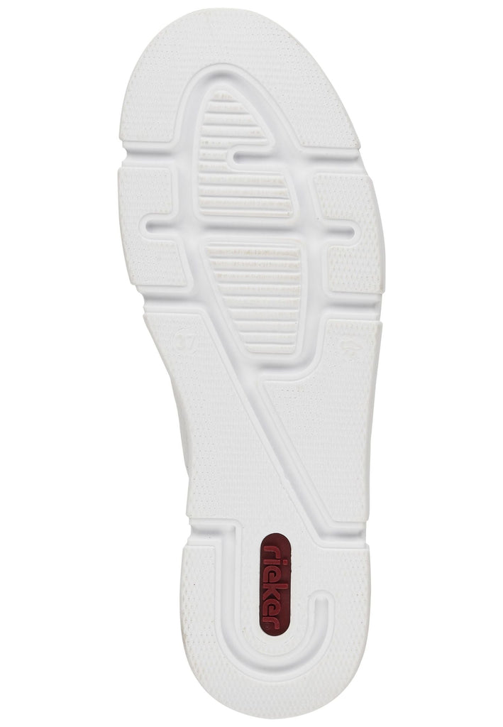 Rieker Sneaker Leder/Synthetik Weiß