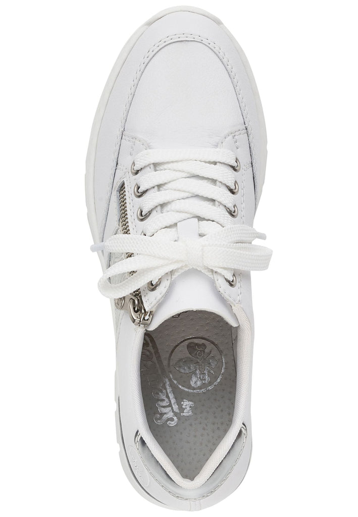Rieker Sneaker Leder/Synthetik Weiß