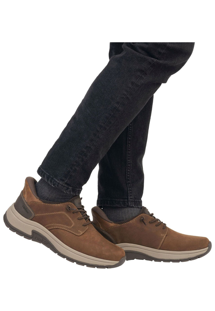 Rieker Sneaker Leder/Textil Braun