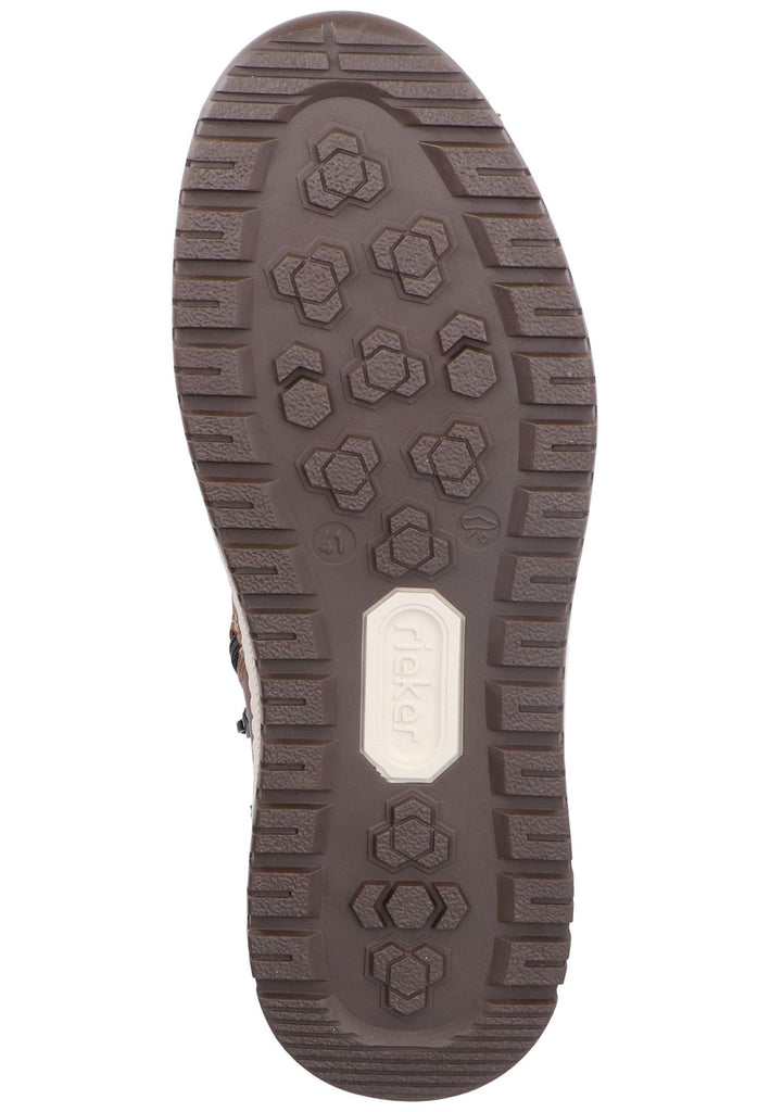 Rieker Sneaker Leder/Textil Mittelbraun