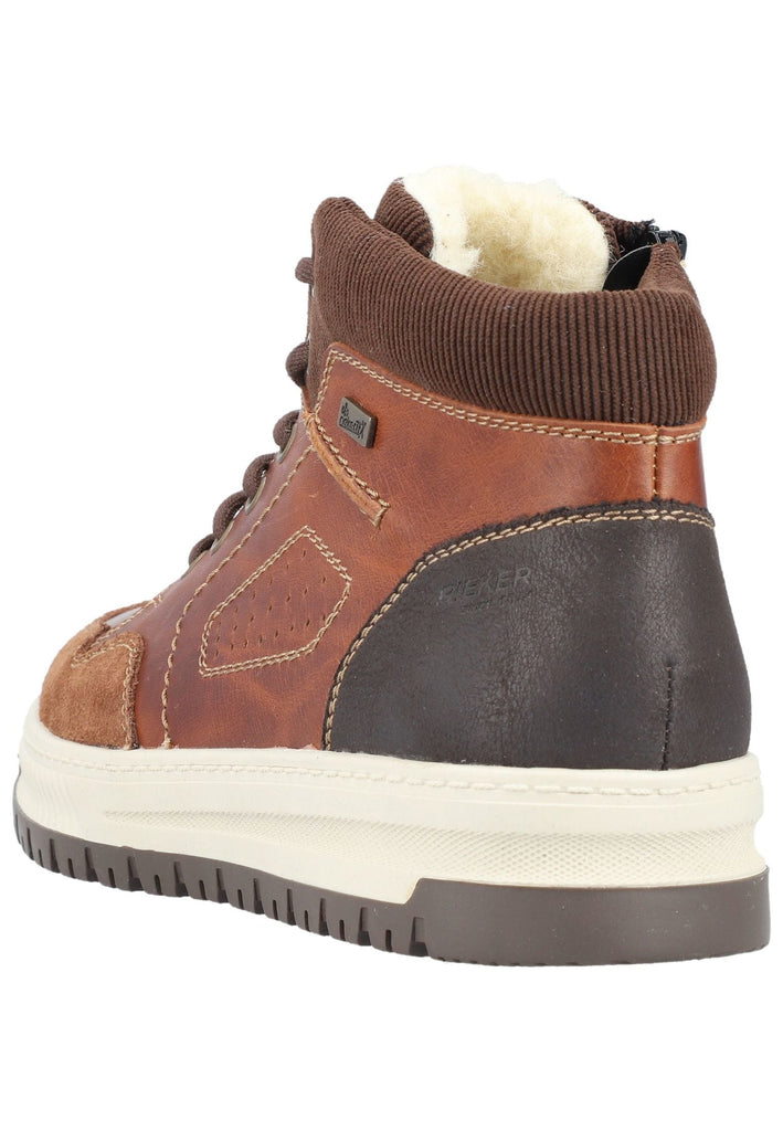 Rieker Sneaker Leder/Textil Mittelbraun