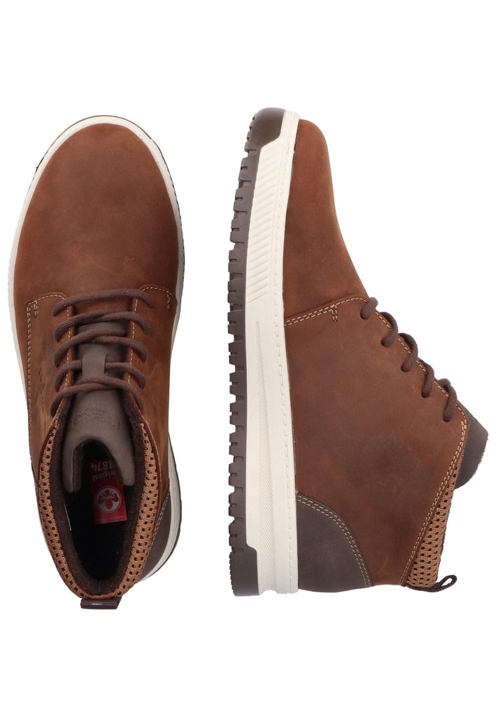 Rieker Sneaker Leder/Textil Schoko