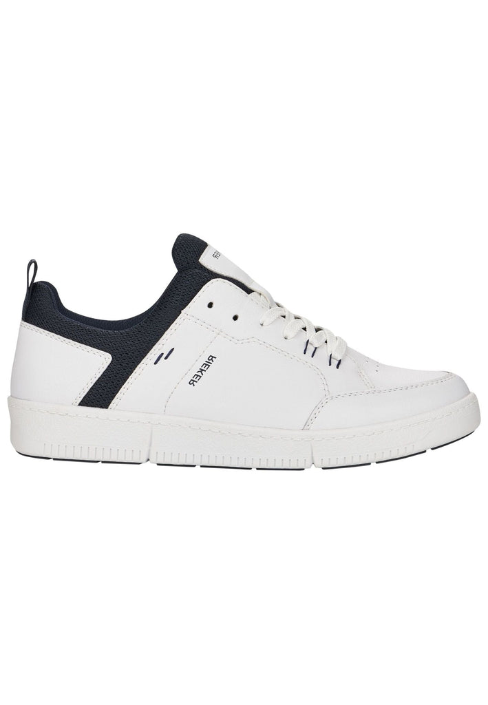 Rieker Sneaker Leder/Textil Weiß/Navy