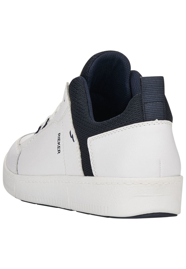 Rieker Sneaker Leder/Textil Weiß/Navy