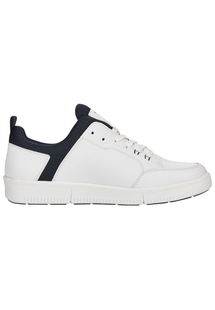 Rieker Sneaker Leder/Textil Weiß/Navy