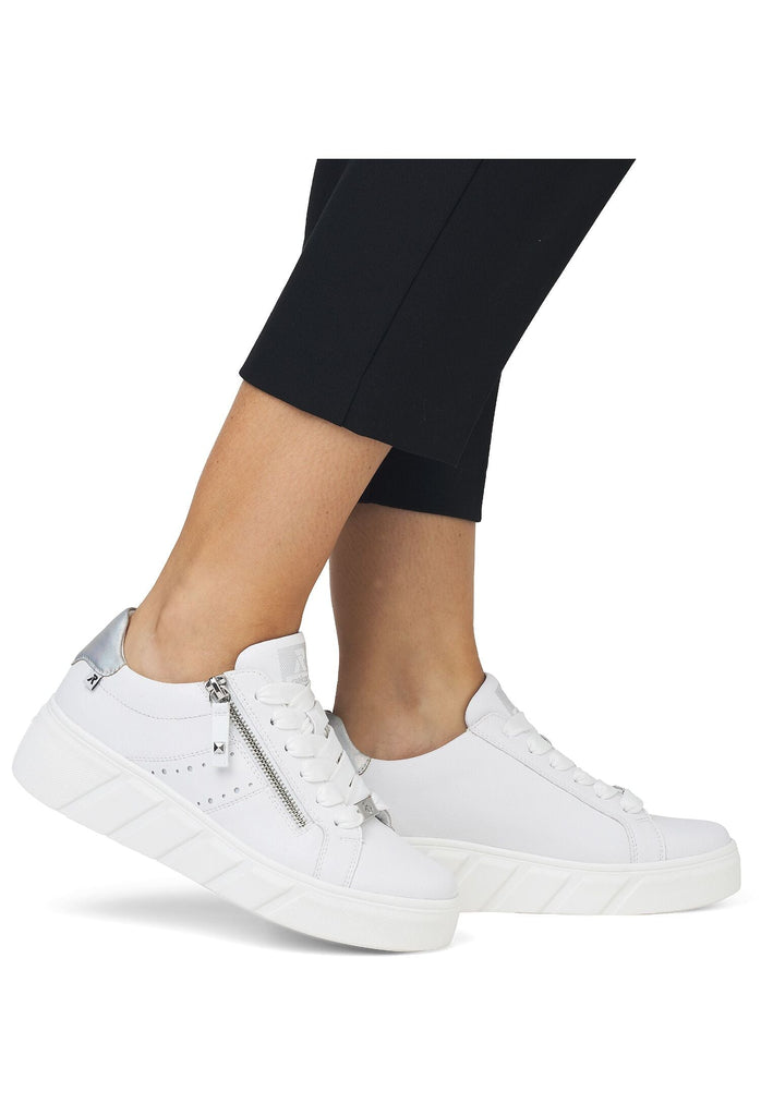 Rieker Sneaker Leder Weiß
