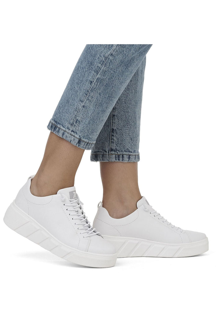 Rieker Sneaker Leder Weiß/Weiß