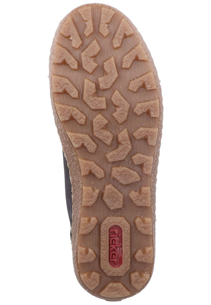 Rieker Sneaker Lederimitat Anthrazit