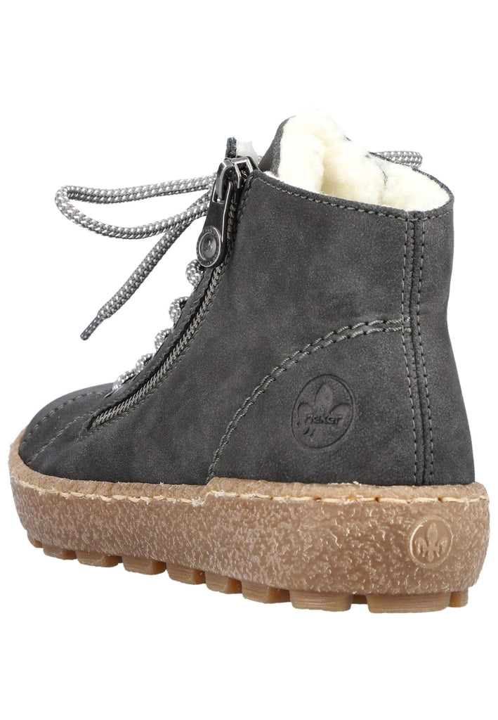 Rieker Sneaker Lederimitat Anthrazit