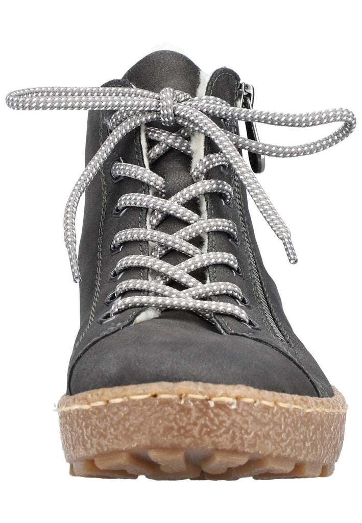 Rieker Sneaker Lederimitat Anthrazit
