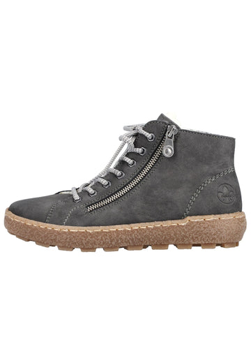 Rieker Sneaker Lederimitat Anthrazit