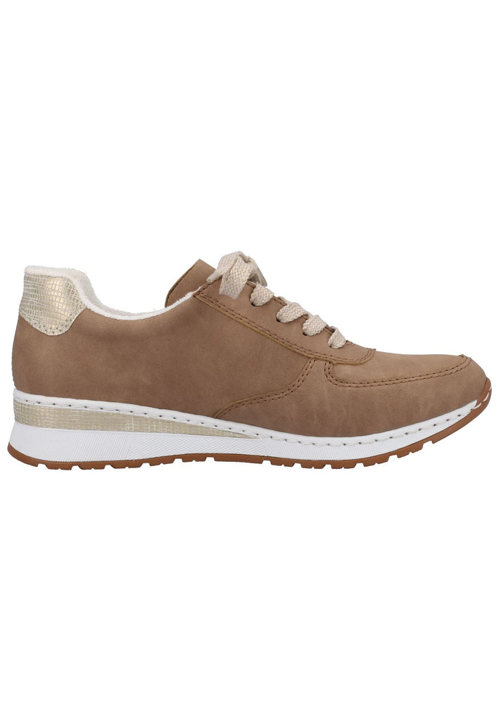 Rieker Sneaker Lederimitat Beige