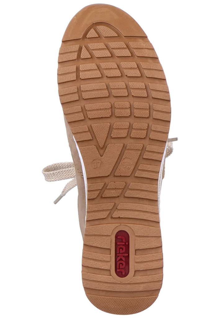 Rieker Sneaker Lederimitat Beige