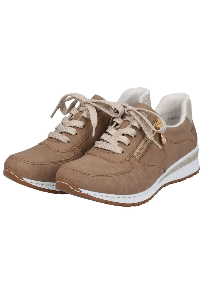 Rieker Sneaker Lederimitat Beige