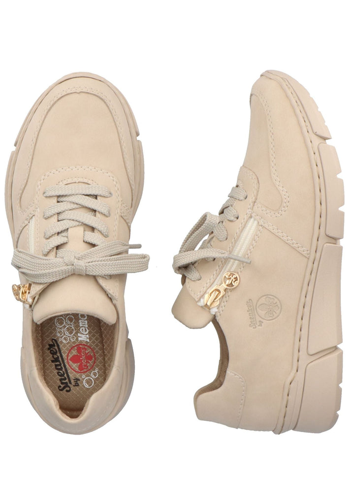 Rieker Sneaker Lederimitat Beige