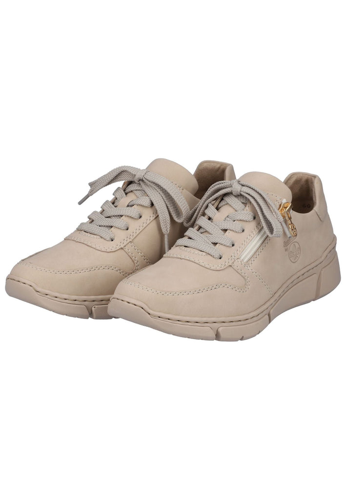 Rieker Sneaker Lederimitat Beige