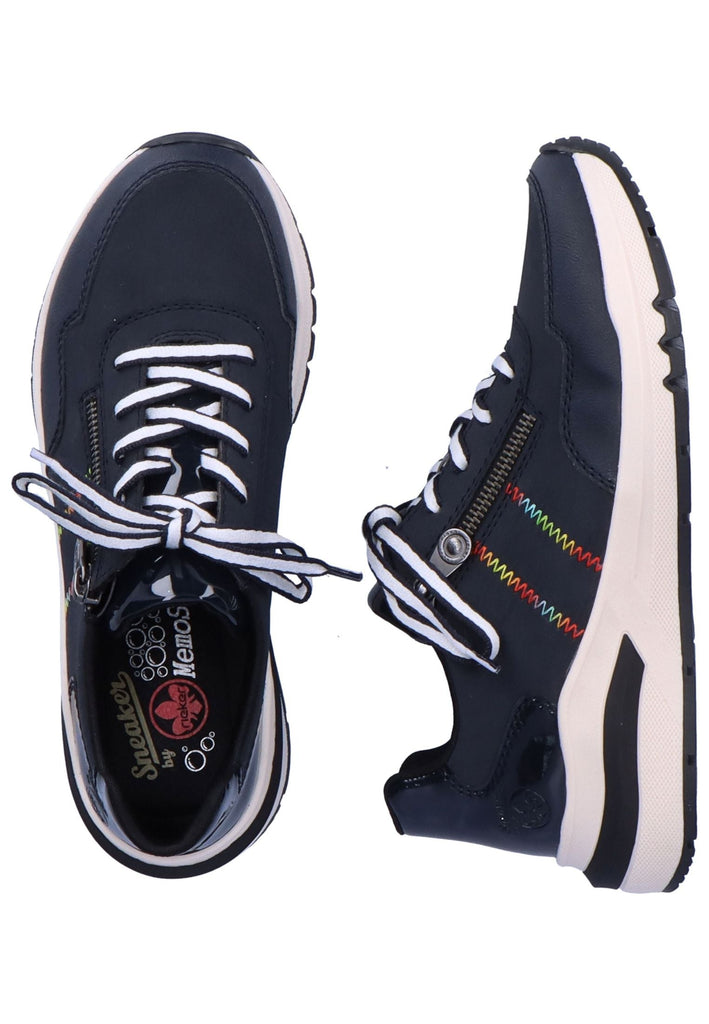 Rieker Sneaker Lederimitat Blau