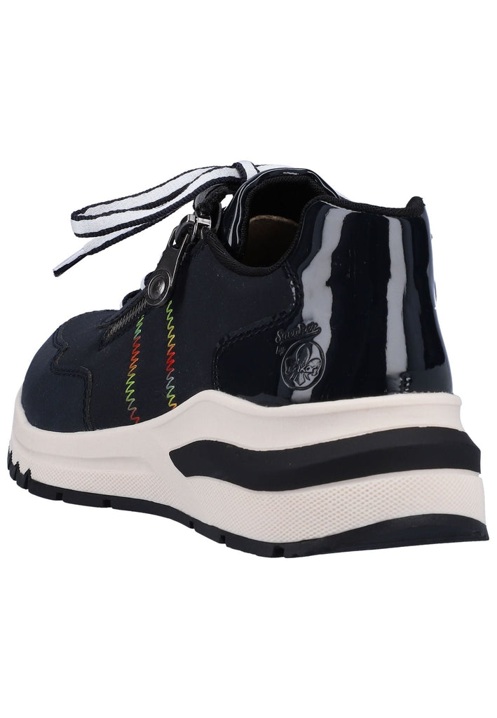 Rieker Sneaker Lederimitat Blau